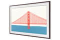 Miniatyrbild 4 av 8: Samsung - The Frame (2021) - 75" Ram - Valnöt - VG-SCFA75BWBXC