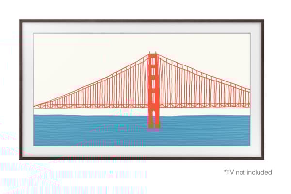 Samsung - The Frame (2021) - 55" Stel - Valnød - VG-SCFA55BWBXC
