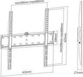 Miniatyrbillede 4 af 4: Reflecta PLANO Slim TV-beslag 81,3 cm (32) - 139,7 cm (55) Fastmonteret