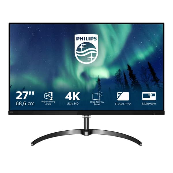 Philips 276E8VJSB - 4K IPS -näyttö - 27 tuumaa musta, Metallinen