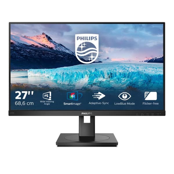 Philips S Line 272S1AE/00 LED-skärm 68,6 cm (27") 1920 x 1080 pixlar Full HD LCD-svart