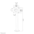 Miniatyrbillede 10 af 10: Neomounts fra Newstar FPMA-D1240BLACK skærmarm - op til 70" - Sort
