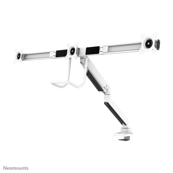 Neomounts fra Newstar Select NM-D775DX3SILVER skærmarm gasfjeder - op til 24" - Sølv