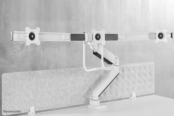 Neomounts fra Newstar Select NM-D775DX3SILVER skærmarm gasfjeder - op til 24" - Sølv