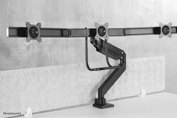 Neomounts fra Newstar Select NM-D775DX3BLACK skærmarm gasfjeder - op til 24" - Sort