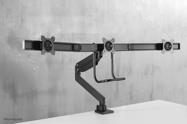 Neomounts fra Newstar Select NM-D775DX3BLACK skærmarm gasfjeder - op til 24" - Sort
