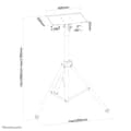 Miniatyrbillede 3 af 3: Neomounts by Newstar NS-FS200BLACK hardware support - Sort