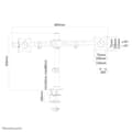 Miniatyrbild 4 av 4: Neomounts by Newstar FPMA-DCB100DBLACK monitorarm - upp till 27" - Svart