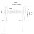 Miniatyrbillede 3 af 3: Neomounts fra Newstar LED-W650BLACK TV-fatning - op til 75" - Sort