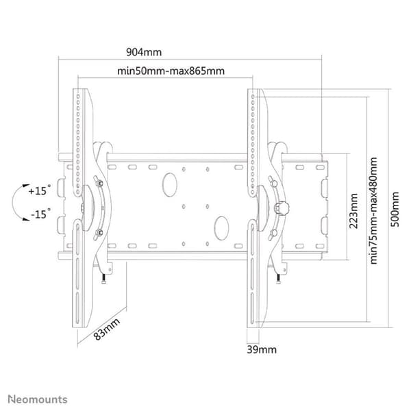Neomounts fra Newstar PLASMA-W200 TV Mount