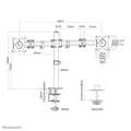 Miniatyrbild 8 av 8: Neomounts av Newstar Select NM-D135DBLACK monitorarm - upp till 27" - Svart