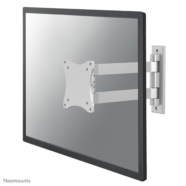 NewStar FPMA-W820 - Seinäteline LCD-näytölle (täysi liike) - hopea - näytön koko: 10-27 musta