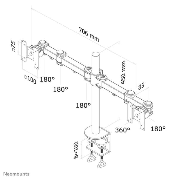 Neomounts by NewStar - FPMA-D960D - bordstand