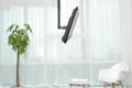 Miniatyrbillede 6 af 7: Neomounts fra Newstar FPMA-C060BLACK TV-loftmontering