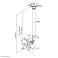 Miniatyrbild 3 av 3: Neomounts by Newstar FPMA-C100WHITE takfäste - upp till 30" - Vit