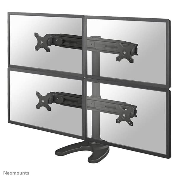 Neomounts fra Newstar FPMA-D700DD4 skærmarm - op til 30" - Sort Sort