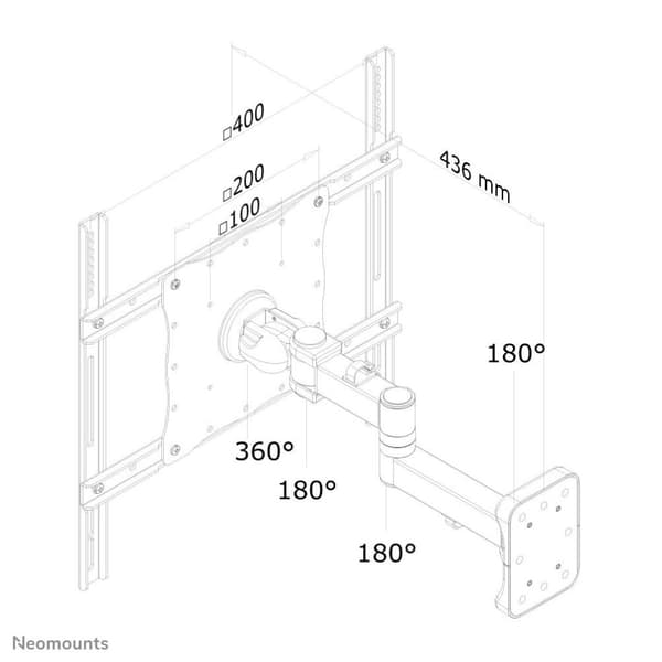Neomounts fra Newstar FPMA-W960 TV Mount