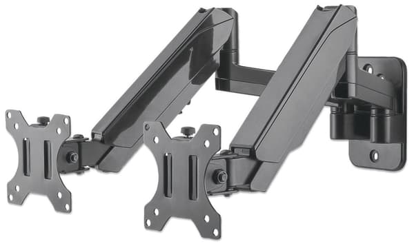 Manhattan 461627, 8 kg, 43,2 cm (17"), 81,3 cm (32"), 75 x 75 mm, 100 x 100 mm, svart Svart
