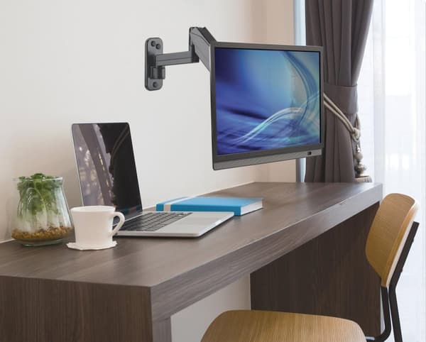 Manhattan 461610, 8 kg, 43,2 cm (17"), 81,3 cm (32"), 75 x 75 mm, 100 x 100 mm, sort