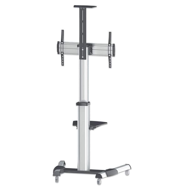 Manhattan 461245 bordholder til fladskærm 177,8 cm (70") Sort, Sølv