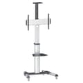 Miniatyrbillede 2 af 5: Manhattan 461245 bordholder til fladskærm 177,8 cm (70") Sort, Sølv