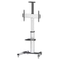 Miniatyrbillede 1 af 5: Manhattan 461245 bordholder til fladskærm 177,8 cm (70") Sort, Sølv