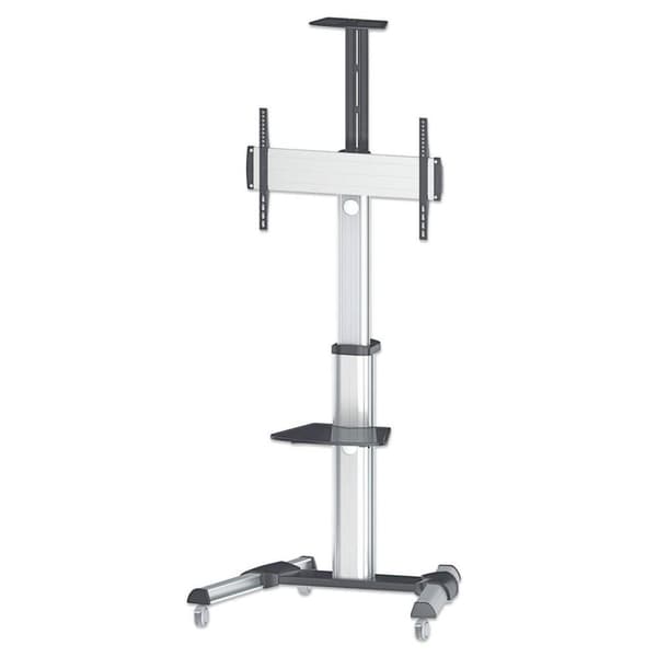 Manhattan 461245 bordholder til fladskærm 177,8 cm (70") Sort, Sølv Sort, Sølv