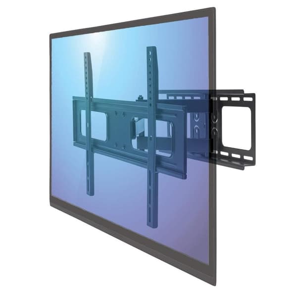 Manhattan 461283, 50 kg, 94 cm (37"), 177,8 cm (70"), 200 x 200 mm, 600 x 400 mm, sort