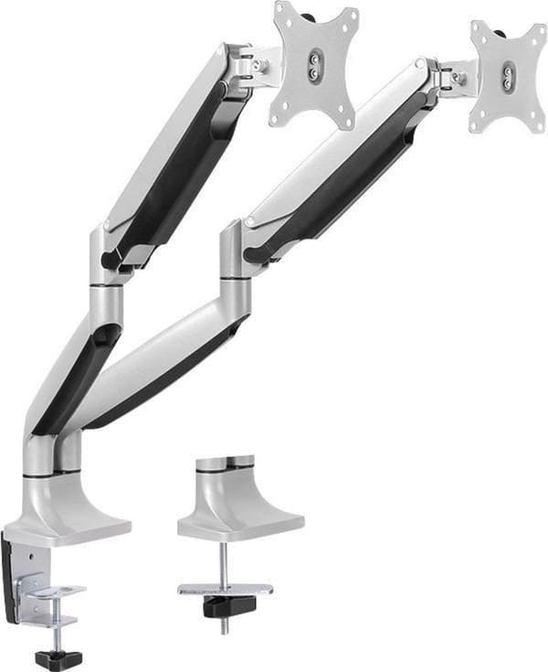 Skrivbordsfäste Dual LogiLink 13-27 <9kg Aluminium