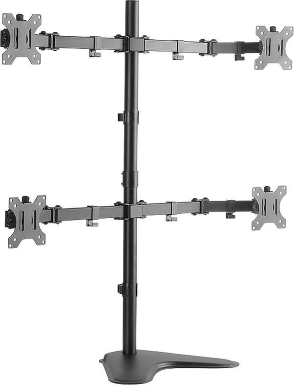 LogiLink BP0046 platt bordsfäste 81,3 cm (32'') Genomgångs rostfritt stål Rostfritt stål