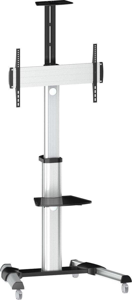 InLine TV-Wagen, Höhenverstellbar, för LED-TV 37-70 Svart, Silver