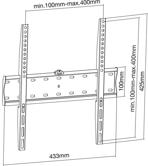 InLine 23112A tv-beslag 139,7 cm (55")