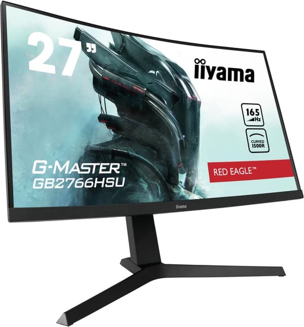 Iiyama GB2766HSU-B1 - Full HD VA Curved 165Hz spelskärm - 27 tum