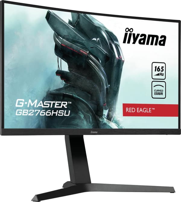 Iiyama GB2766HSU-B1 - Full HD VA Curved 165Hz spelskärm - 27 tum Svart