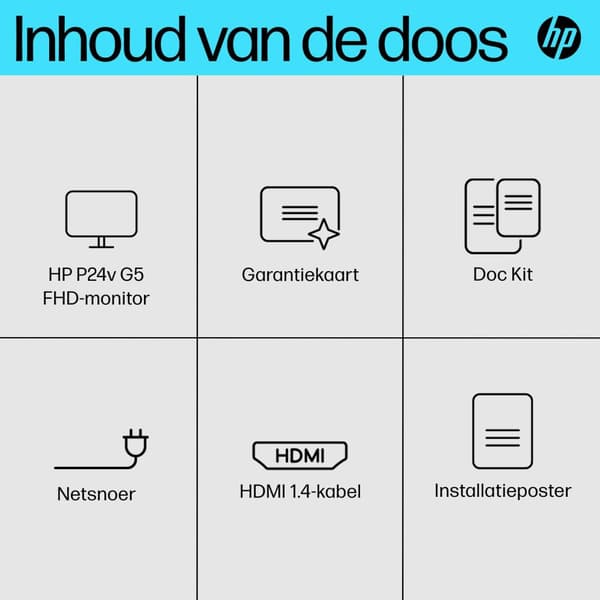 HP P24v G5 FHD-skärm