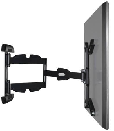 Hama fullmotion TV-vægbeslag - TV-beslag - 165 cm (65") - 2 arme - Sort - Vipbar