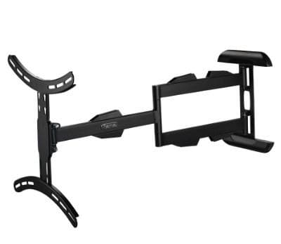 Hama fullmotion TV-vægbeslag - TV-beslag - 165 cm (65") - 2 arme - Sort - Vipbar