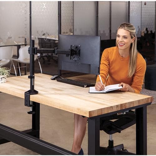 Fellowes Monitorarm kun 1 skærm Reflex 81,3 cm, 32 tommer, Clamp Black