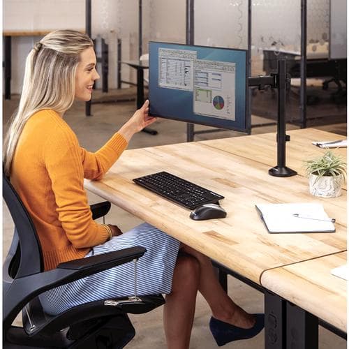 Fellowes Monitorarm kun 1 skærm Reflex 81,3 cm, 32 tommer, Clamp Black