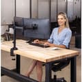 Miniatyrbillede 3 af 4: Fellowes Monitorarm dobbelt 2 skærme Reflex, 27 tommer, Clamp Black