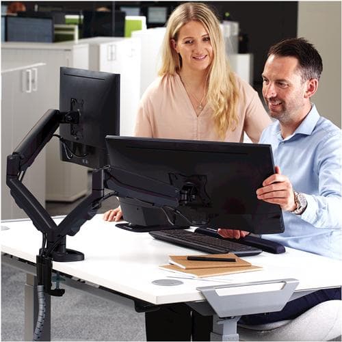Fellowes Eppa Dual Monitor Varsi - musta