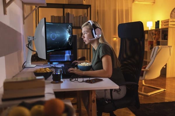 Ergotron 45-647-216 Monitor bordbeslag 1-vejs 38,1 cm (15) - 124,5 cm (49) Roterbar, Højdejusterbar, Vipbar, Drejelig
