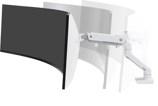 Ergotron 45-647-216 Monitor bordbeslag 1-vejs 38,1 cm (15) - 124,5 cm (49) Roterbar, Højdejusterbar, Vipbar, Drejelig