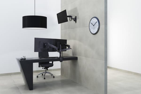 Ergotron 45-243-224 Skærmvægbeslag 1-vejs 38,1 cm (15) - 86,4 cm (34) Roterbar, Højdejusterbar, Vipbar, Drejelig
