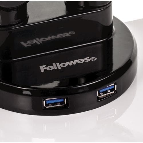 Fellowes monitorarm 3 skærme Platinum Series 27" sort