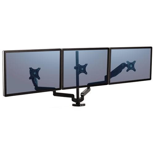 Fellowes monitorarm 3 skærme Platinum Series 27" sort