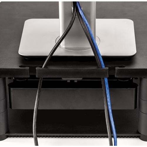 Fellowes Premium Monitor Stand Plus Justerbar, sort, 21 tommer