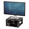 Miniatyrbillede 1 af 5: Fellowes Premium Monitor Stand Plus Justerbar, sort, 21 tommer