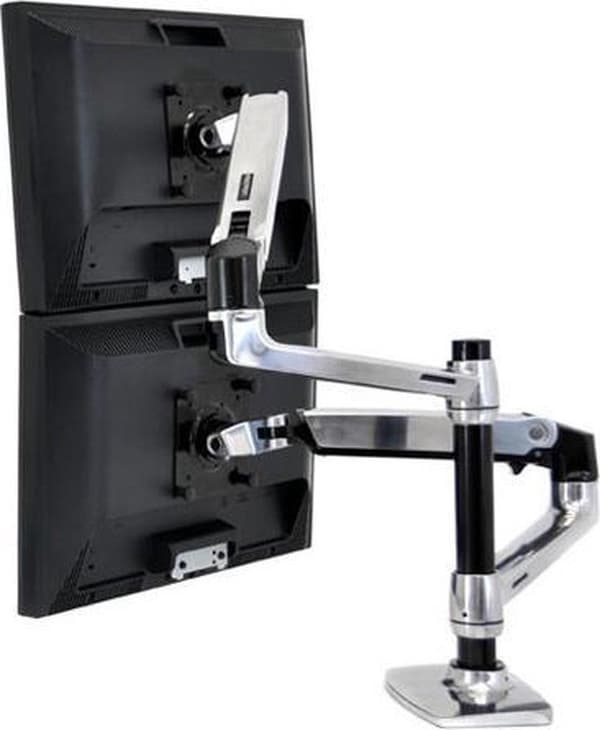 Ergotron LX Dual LCD lodret stabelarm ALM