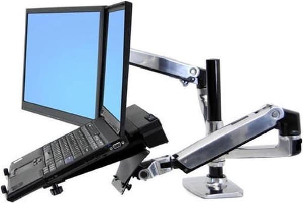 Ergotron LX Dual LCD lodret stabelarm ALM